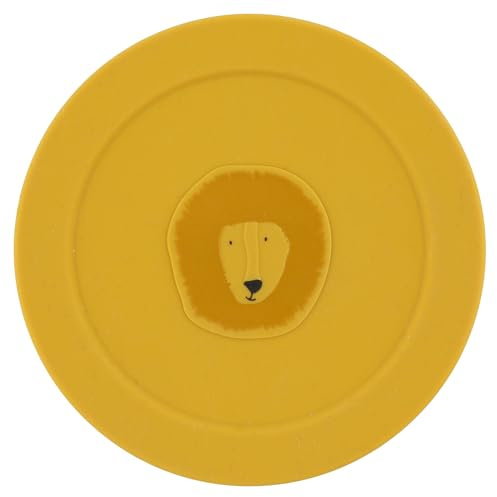 Trixie Pot à goûter Mr Lion en silicone avec couvercle, Jaune
