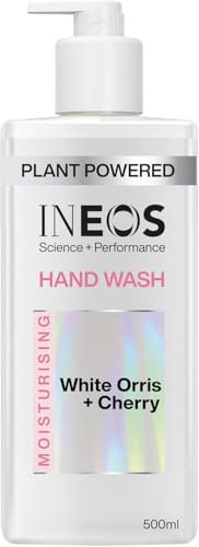 INEOS Skin Science - With Provitamin B5 Hand Wash White Orris + Cherry- With SkinActiv Cooling Tech™ - Plant Powered 500ml