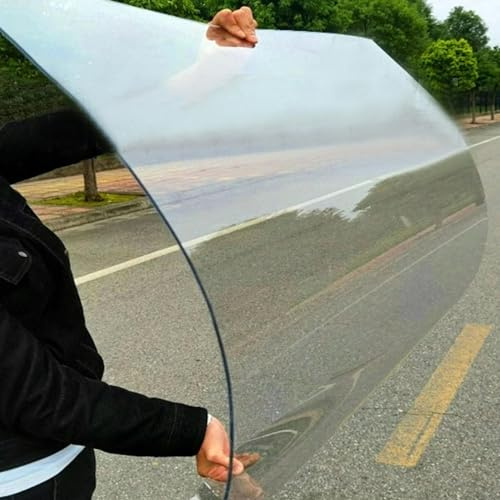 Hojas de policarbonato transparentes - Panel de techo de plástico resistente a impactos para iluminación natural, pérgola, aparcamiento cubierto, reemplazo de toldo de invernadero - Incluye tornillos