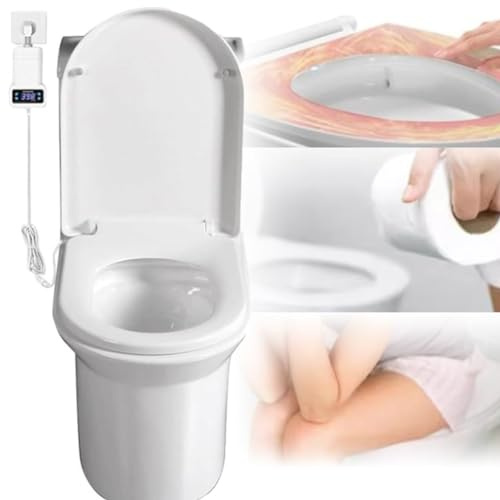 Heated Toilet Seat with Adjustable Temperature, Easy Installation for Modern Bathrooms