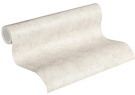 A.S. Création papier peint intissé Metropolitan Stories Francesca Milano papier peint aspect vintage 10,05 m x 0,53 m crème Fabriqué en Allemagne 369244 36924-4