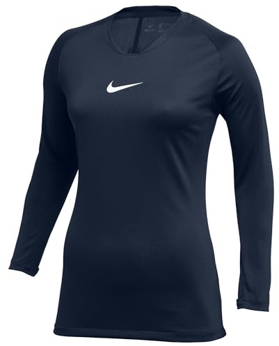 NIKE AV2610-410 Dri-FIT Park First Layer T-Shirt Women's Midnight Navy/White Size L
