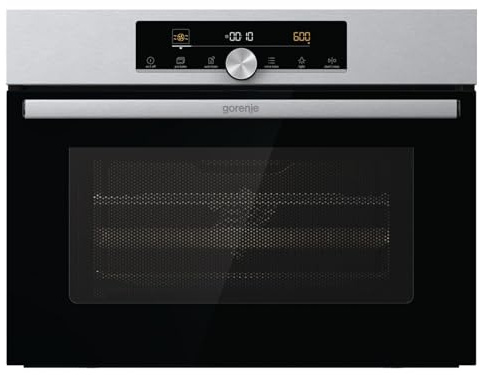Gorenje BCM4547A10X - Forno compatto con funzione microonde, in acciaio INOX
