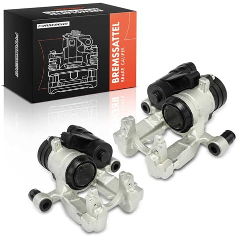 Frankberg 2x Brake Caliper Disc Brake Rear Left Right 310mm Compatible with A3 8V1 8VK TT FV3 FVP GOLF VII 5G1 BE1 BE2 BQ1 P.a.s.s.a.t 3G2 CB2 Replace# 5Q0615424