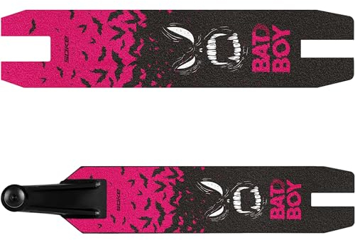 SOKE - Grip Tape für Performance GO/EVO Scooter - Schleifpapier für Roller-Deck - 47,1 x 9,3 cm - Ersatz-Grip-Tape - Raue Oberfläche - Mit farbigem Motiv - Bat Boy