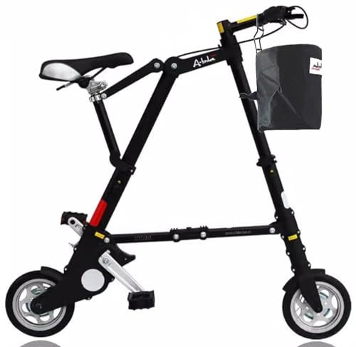Kcolic 8 Zoll Faltrad Leichtes Mini Faltrad Aus Aluminium, Komfortables, Verstellbares Citybike, Reiserad Für Den Außenbereich D,8in