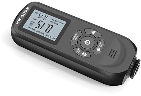 Lackdickenmessgerät, Auto-Lackdickenmessgerät, LCD-Hintergrundbeleuchtung, Hohe Genauigkeit, Dickenmessgerät, Auto-Autolack-Messgerät, Industrielles Lackmessgerät (Horizontaler