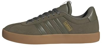 adidas Homme VL Court 3.0 Shoes, Olive Strata/Olive Strata/Gold Met., 44 EU