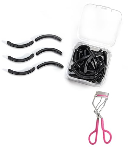 Wimpernzange, Nachfüllpackungen, kompatibel mit Tweezerman, Wimpernzange, Nachfüllpads für Tweezerman, 24 Stück, Silikon-Nachfüllpads, kompatibel mit Tweezerman