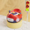 Toilet Trainer with Lid, Toddler Potty Chair with Soft Seat, Removable Toilet Dispenser and Splash Guard, Non-Slip Potty Toilet for Toddler Baby Kids Non-Slip for Toddler& Baby & Kids (Red)