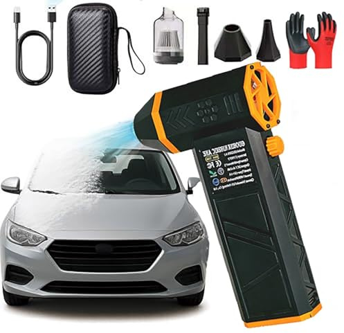 Nuovo Soffiatore Di Neve Termico Portatile, Riscaldatore Turbina Potente Con Kit Utensili, Sbrinamento Veloce Parabrezza Auto, Interno Esterno Rimuovi Neve