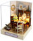 CUTEROOM DIY Miniatur Haus Puppenhaus Kit Puppenhaus Miniatur mit Möbeln Miniatur Haus Modell bausatz für Mädchen und Jungen Kinder