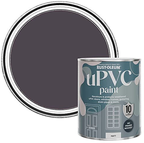 Rust-Oleum Purple uPVC Door and Window Paint in Matt Finish - Grape Soda 750ml