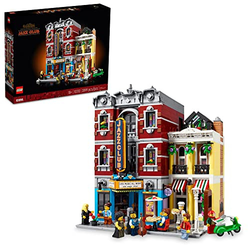 LEGO Icons Jazz Club 10312 Building Set for Adults and Teens, A Collectible Gift for Musicians, Music Lovers and Jazz Fans, Includes 5 Detailed Rooms