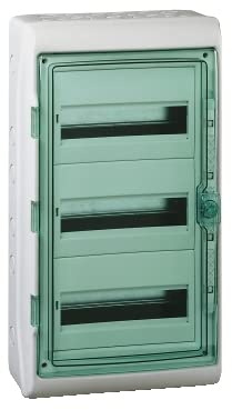 Coffret pour appareillage modulaire Mureva Schneider Electric - 3 rangées - 12 modules - IP65 - En saillie