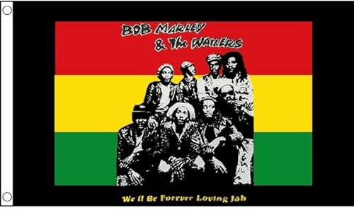 Bob Marley and The Wailers Flagge, 150 x 90 cm