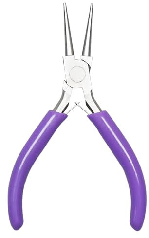 Alicates de punta redonda para joyería, alicates de alambre microredondos, pinzas de precisión para manualidades, fabricación de joyas y bricolaje