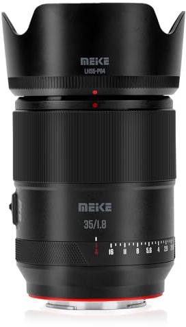 Meike Objectif AF-STM plein format 35 mm F1.8 - Grand angle - Mise au point automatique - Objectifs de portrait Prime fixes pour appareils photo sans miroir Sony E A9 A9II A7III A7II A7RII A7 A7R3