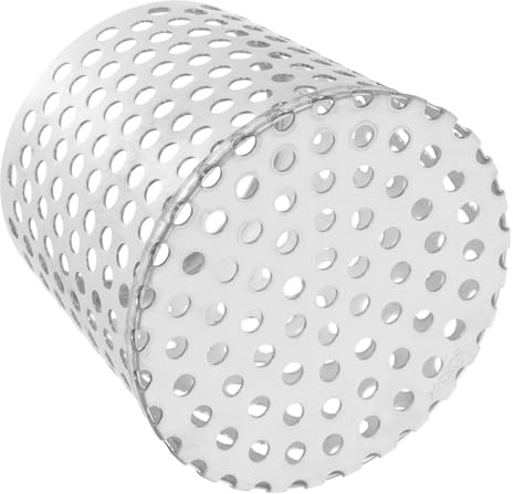 Baluue Protection Gouttière Acier Inoxydable Filtre Drain de Toit Anti-bouchage Tamis pour Évacuation Eau Installation Facile et Pratique