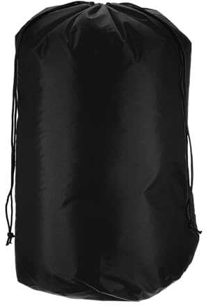 YELARXI Stuff Sack, Waterproof Ditty Bags Storage Sacks Portable Outdoor Ultralight Drawstring Dry Stuff Bag Gear with Toggle 14x27In & Black for (Backpacking Camping Traveling Hiking)