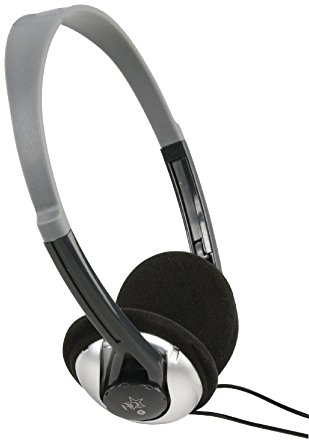 Eurosell Casque léger pour TV - Câble de 6 m de Long - Bandeau stéréo de 6 m - Casque Audio TV PC HiFi léger - Bras sur l'oreille