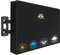 Zettum TV Abdeckung für 52-55 Zoll TV, Fernseher Bildschirmschutz Abdeckung Außenbereich 600D Oxford PU Beschichtung Heavy Duty & Wasserdicht Displayschutz für Fernseher (Schwarz)