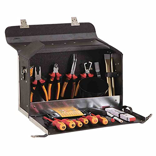 Lehrlingskoffer Elektro 23-teilig, (Ledertasche)