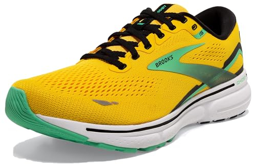 Brooks Herren Ghost 15 Sneaker, Lemon Chrome Black Sedona Salbei, 46 EU