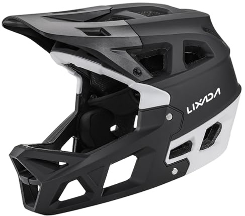 Lixada Casco da Mountain Bike per Adulti, Uomo e Donna, Circonferenza Testa 59-61 cm, Casco da Bicicletta per MTB e Ciclismo