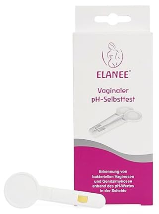 ELANEE Vaginaler pH-Selbsttest zur Früherkennung bakterieller Infektionen und Schwangerschaftsvorsorge, Blasensprung, Bakterielle Vaginose, Bakterielle Vagniose Test, 2 Stück (735-00)