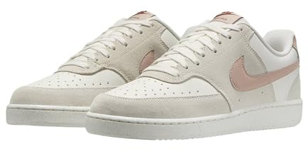 Nike IB5873-002 W Court Vision Lo Donna, Phantom/Fossil Stone-Light Bone EU 38.5