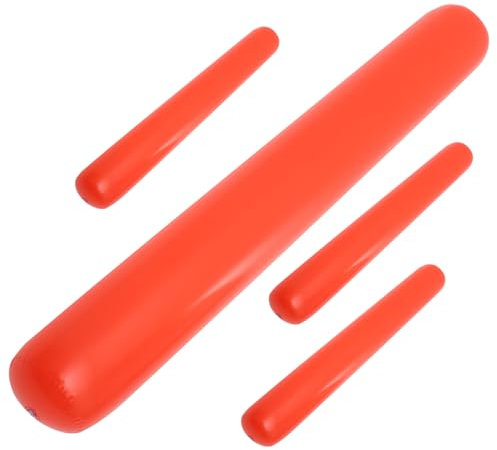 YARNOW 4pcs Party Noise Makers Inflatable Cheer Sticks Boys and Girls Party Supplies Sports Event Favors Reusable Noise Maker