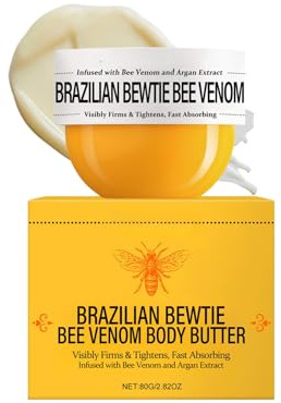 Brazilian Bewtie Bee Venom Body Butter,Butt Lifting Butter,B-um B-um Cream,Cellulite Remover,Bee Venom Cream,Body Thigh Butt Firming C/ream Brighten Body Skin Repair,Lifted and Firm Tightens Skin,80G