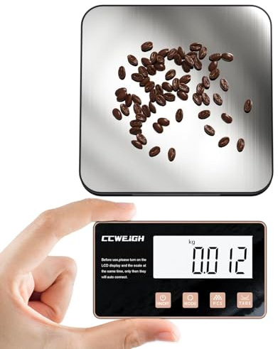Balance d'expédition numérique, capacité de 15 kg (précision de 1 g) Mini balance postale pour colis et lettres, design compact avec protection contre les surcharges, idéal pour les détaillants en