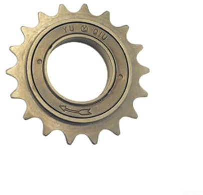 Ruota libera a velocità singola per uso bicicletta, costruzione in acciaio con 12 denti, 14 denti, 16 denti, 18 denti, foro interno 18 mm o 22 mm (18T)