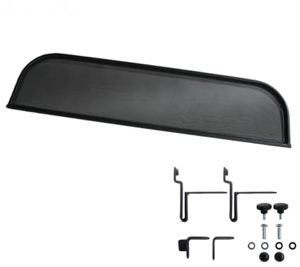 Aperta Filet Coupe-Vent Compatible avec Ford Thunderbird Noir Filet Anti-remous 100% sur Mesure OEM Qualité Windschott fabriqué aux Pays-Bas