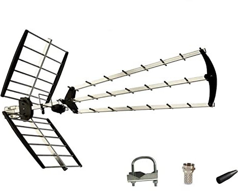 SSL 70 Element Tri Boom Very High Gain TV Aerial 4G & 5G, Easy Setup