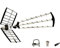 SSL 70 Element Tri Boom Very High Gain TV Aerial 4G & 5G, Easy Setup