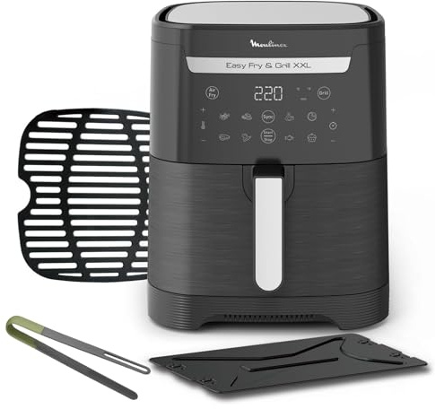 Moulinex Easy Fry & Grill XXL, Freidora de aire, Capacidad 6,5 L, 8 Programas Automáticos EZ801810ES
