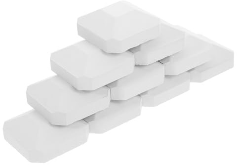 CIYODO 10pezzi Bricchette Cordierite per Bricchette Ricambio per g Grillate Autopulenti per e Caminetti