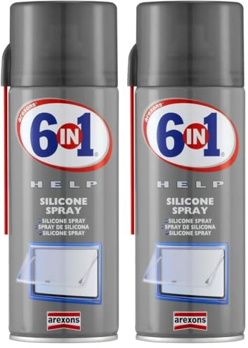 Arexons Spray lubrifiant 'Help Silicone', Caoutchouc (Lot de 2)