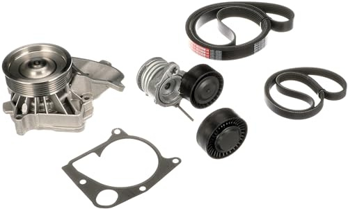 GATES KP26PK1835XS Bomba de agua + kit de correa poli V con bomba de agua negro