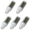 Aoxdi 5 Stück GU10 LED Birnen 5W, Warmweiß, 56 SMD 4014 GU10 LED Leuchtmittel, AC220-240V