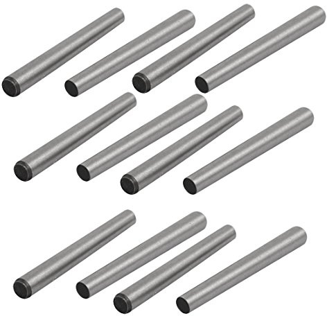 sourcing map Goupille Conique Acier carbone GB117 30mm Long 3mm Dia 12pcs
