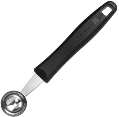 Fackelmann FM PROFESSIONAL Bolero frutas 16cm, Bolero melón, Vaciador sandía, Bolero kiwi, Cuchara sacar bolas, Bolero chef, Cocinero, Bolero pala acero inoxidable con mango polipropileno, 1ud.