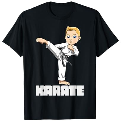 Bionda Karate Ragazzo Maglietta