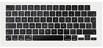 ICTION A2442 A2485 Tastatur-Tastenkappen, UK-Standard-Ersatz für MacBook Pro M1 14 Zoll A442 16,2 Zoll A2485 Ende 2021 Jahr