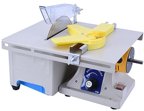 ALSUP Scie lapidaire pour Bijoux pour Couper Les Pierres, Mini scie de Table, meuleuse, polisseuse 0-10000r/min avec Arbre Flexible, Table de Travail Droite,220v