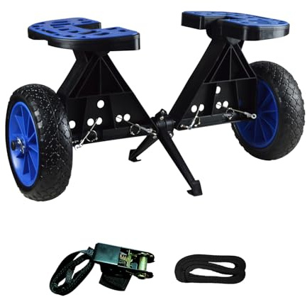 JOIERW Kayak Cart Dolly, Universal & Adjustable Canoe Dolly Cart
