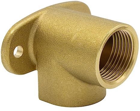 VARIOSAN Wandscheibe 16393, 3/4, 90° Wandwinkel, Messing, 30 bar